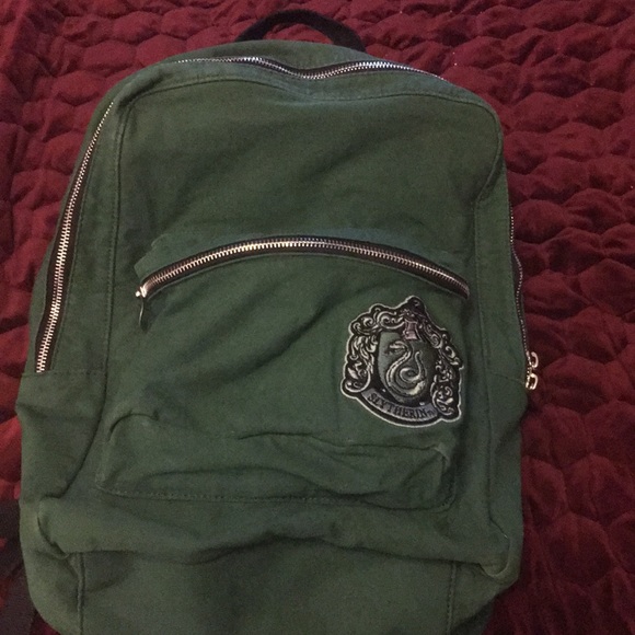 hot topic slytherin backpack
